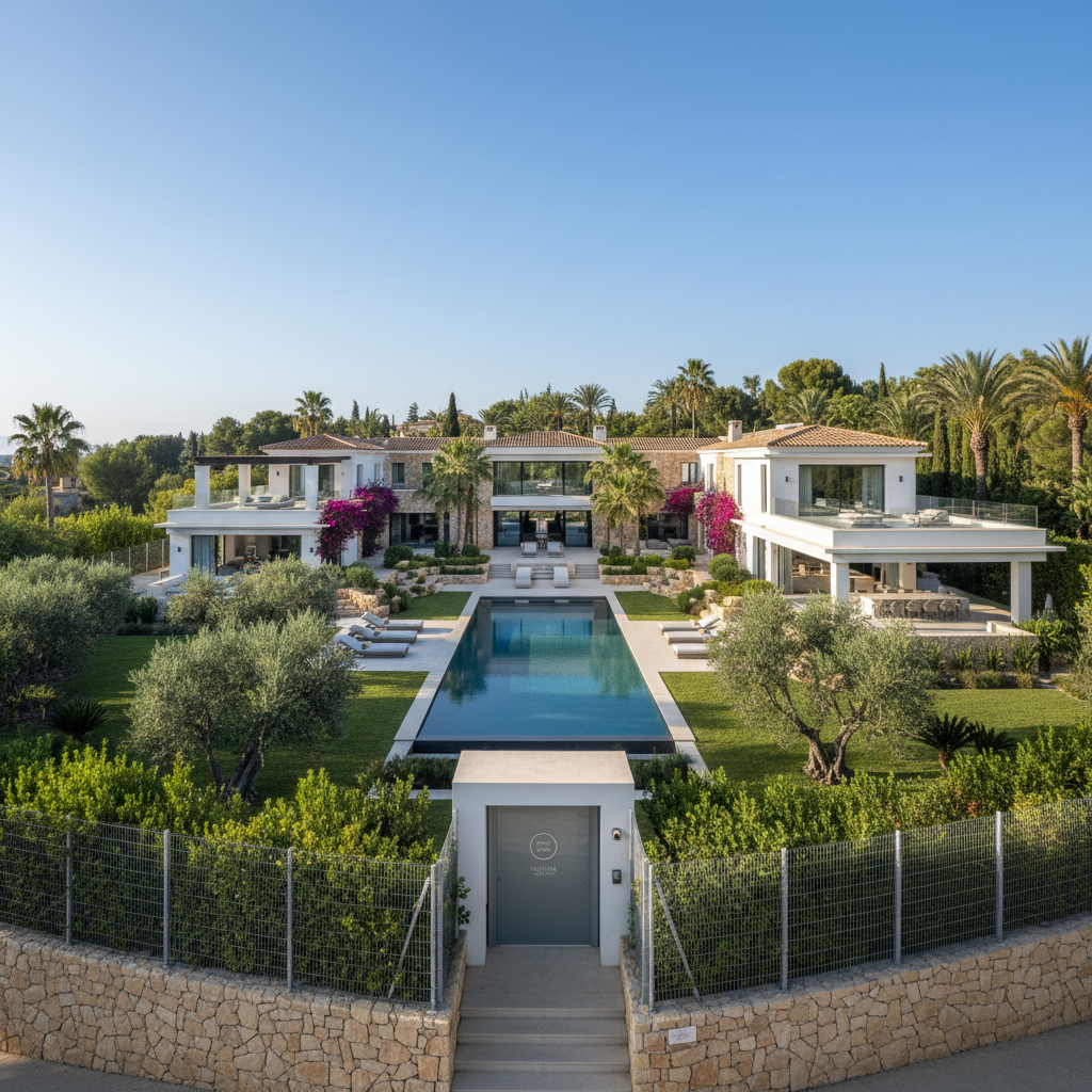 Villa de lujo en Marbella con vigilancia perimetral profesional